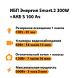 ИБП Энергия Smart.2 300W + Аккумулятор S 100 Ач - 12В (300Вт - 182мин) - ИБП и АКБ - ИБП Энергия - ИБП для котлов отопления - . Магазин оборудования для автономного и резервного электропитания Ekosolar.ru в Перми